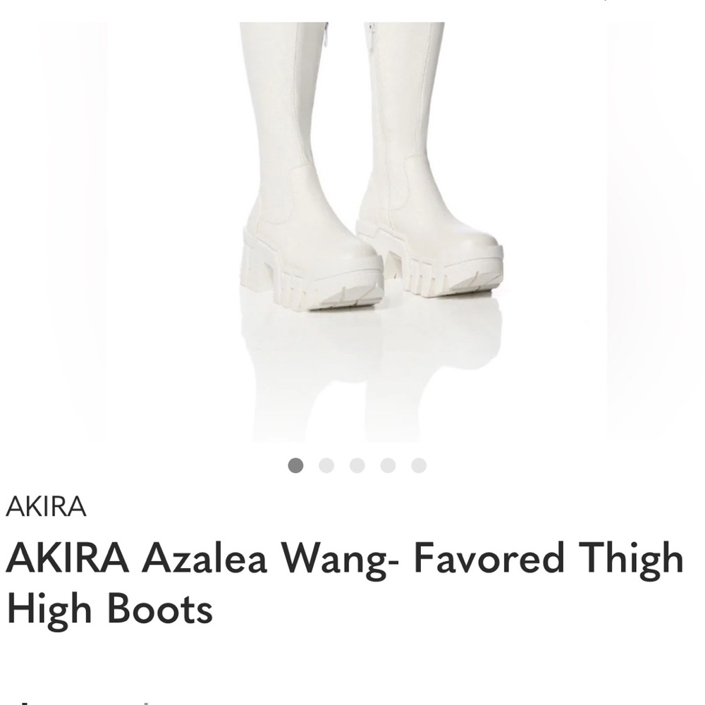 AKIRA Azalea Wang-Favored Thigh High Boots - Picture 3 of 6
